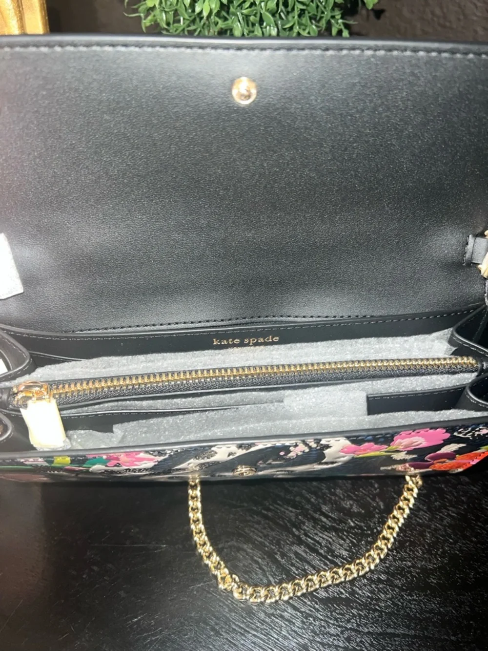 KATE SPADE Sammy Snake Flap Chain Crossbody Bag